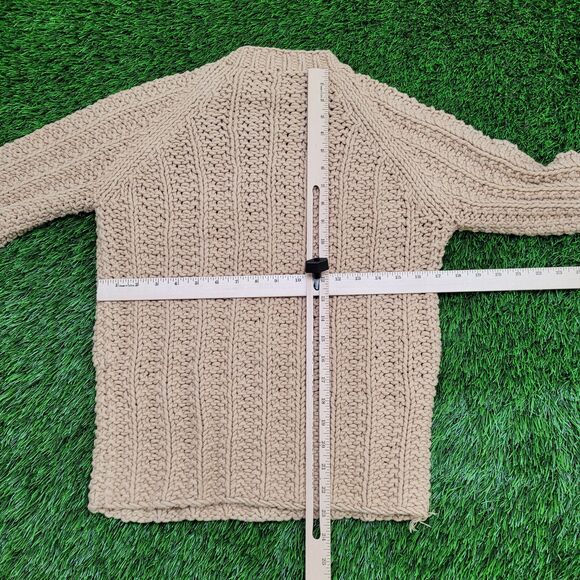 J-Crew Chunky-Knitted Sweater Womens XS/S 17x23 Beige - Picture 6 of 11